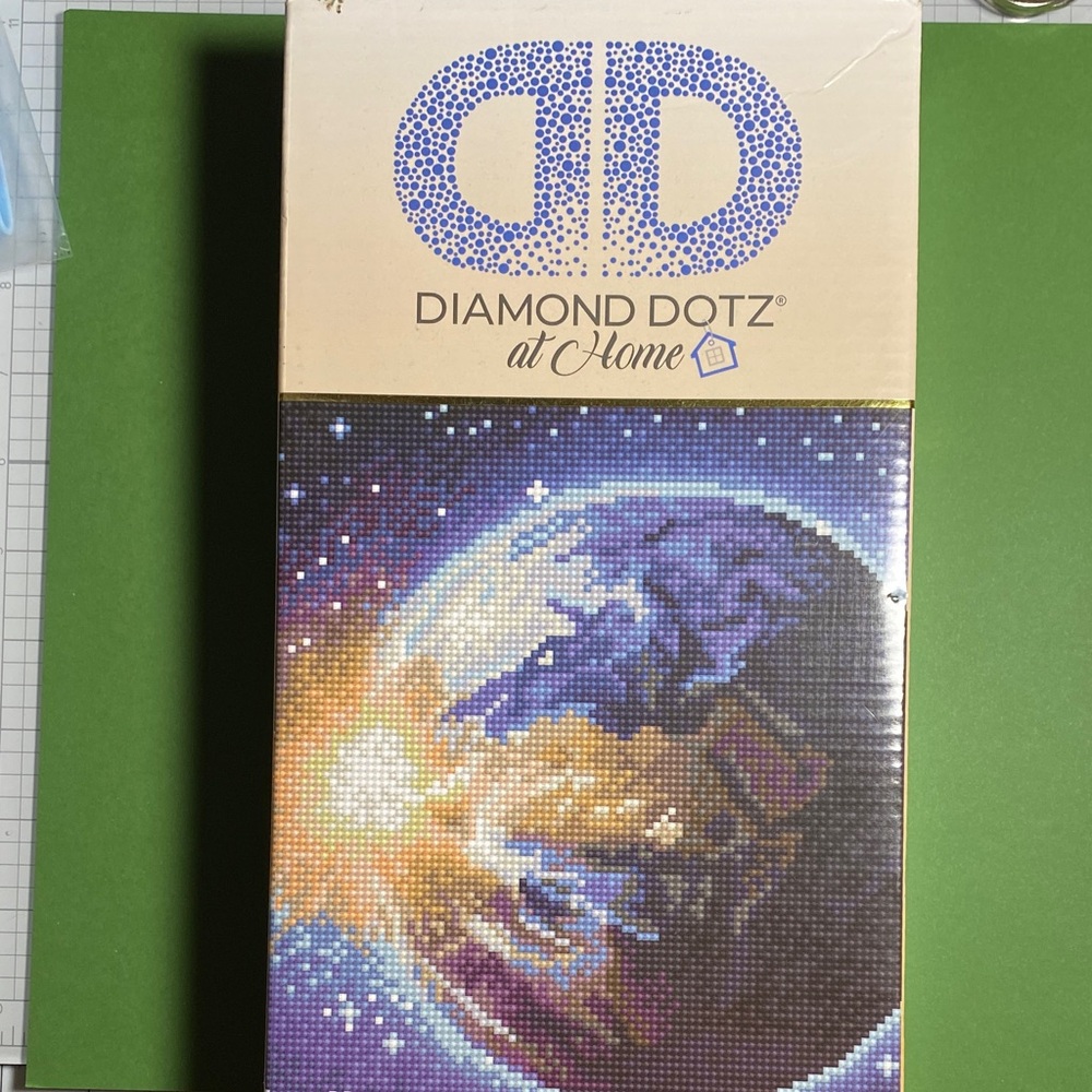 Diamond Dotz 'Majestic Universe' Diamond Art Kit - Purple Blue Gold